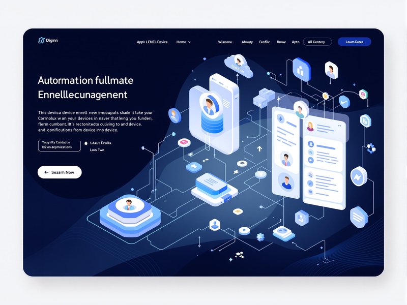 Apple Business Manager Interface - Device Enrollment und App-Verwaltung